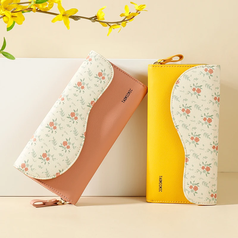 

Womens Wallets Fashion Long Purse Female PU Leather Wallet Card Holder Large Capacity Ladies Phone Wallet Coin Purse Clutch