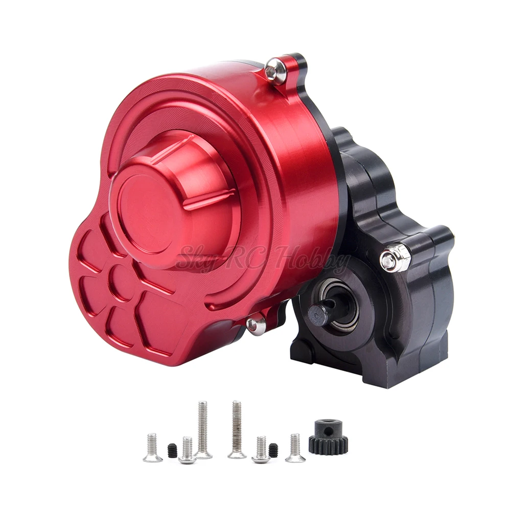 Complete Metal SCX10 Gearbox Transmission Box with Gear for 1/10 RC Crawler Axial Upgrade Car Parts | Игрушки и хобби