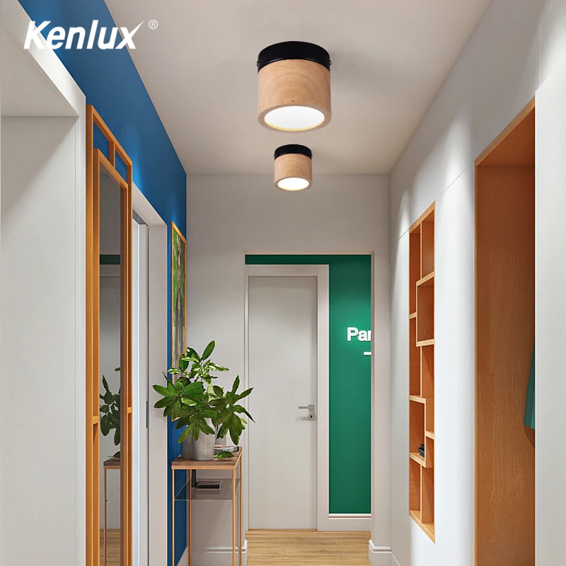 Светодиодный потолочный светильник с поверхностным креплением скандинавский