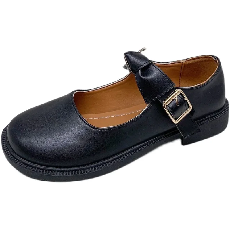 

Round Head Shallow Mouth Ladies Single Shoes Spring And Summer New Soft Sister Jk Uniform Japanese Small Leather Shoes