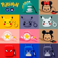 pokemon silicone case airpods pr 3 pikachu kawaii cartoon anti fall bluetooth headset protective case box decorate xmas gift