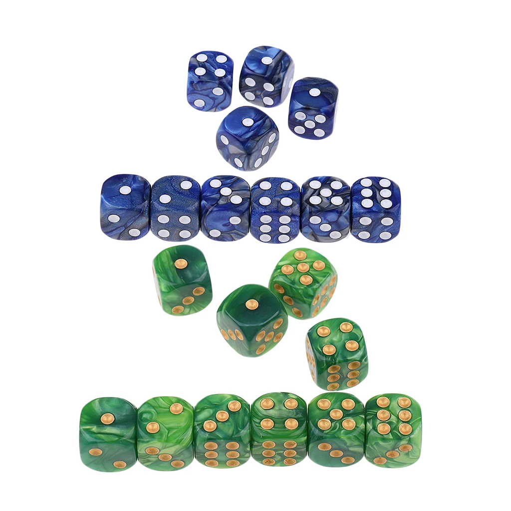 Набор игральных костей D6 для D &amp MTG 20 шт. | Спорт и развлечения