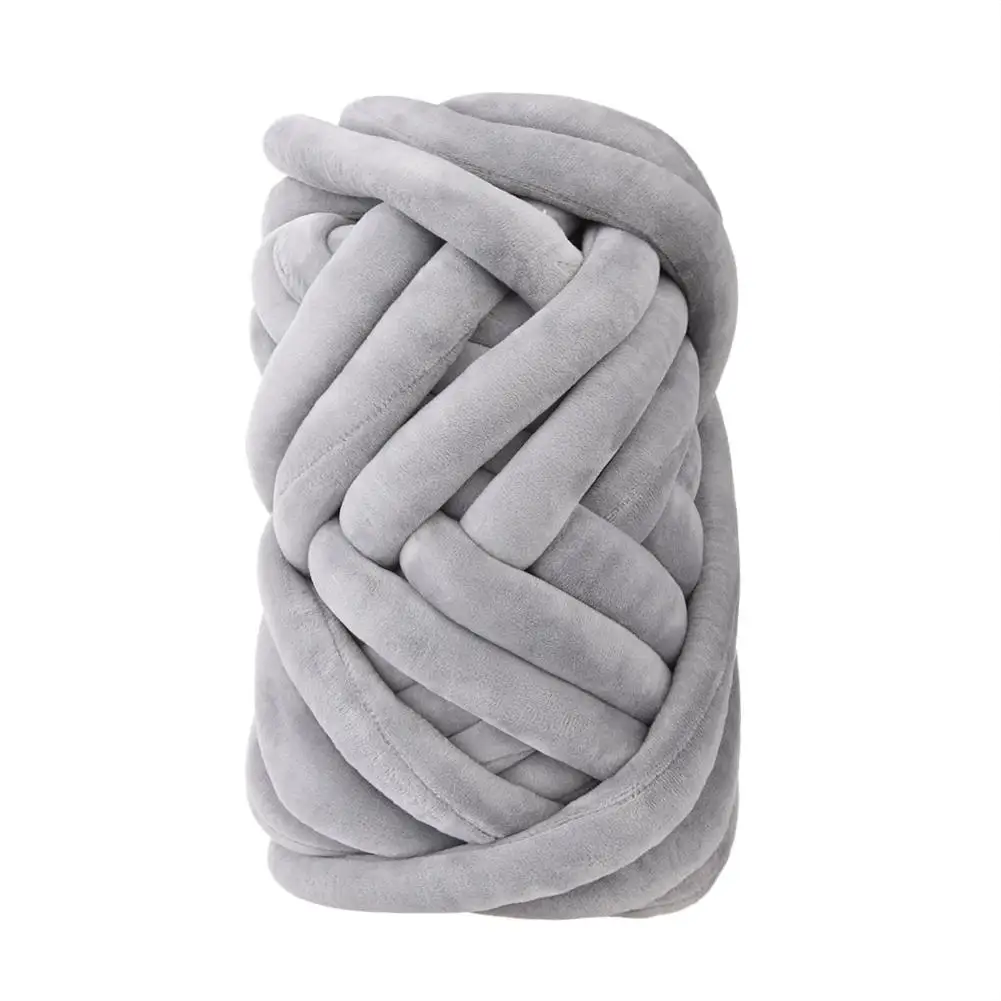 Супер мягкая толстая шерсть толстые пряжи DIY Roving вязаное одеяло ручной вязки шарф-палантин шапки переплетение домашних животных гнезда подушки не пиллинг - Цвет: 7