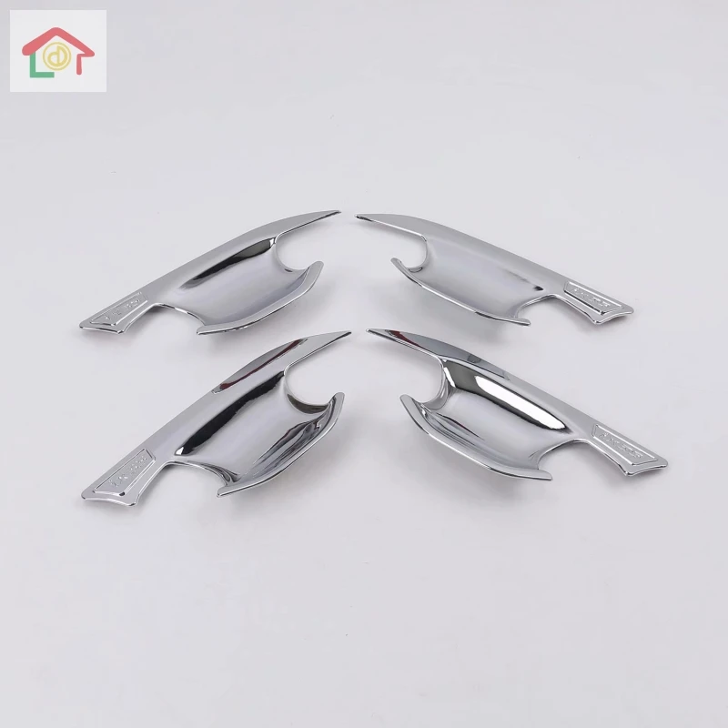 Для Hyundai ix35 2018 2019 ABS хромированные дверные ручки чаши Крышка Кубок полости Trim