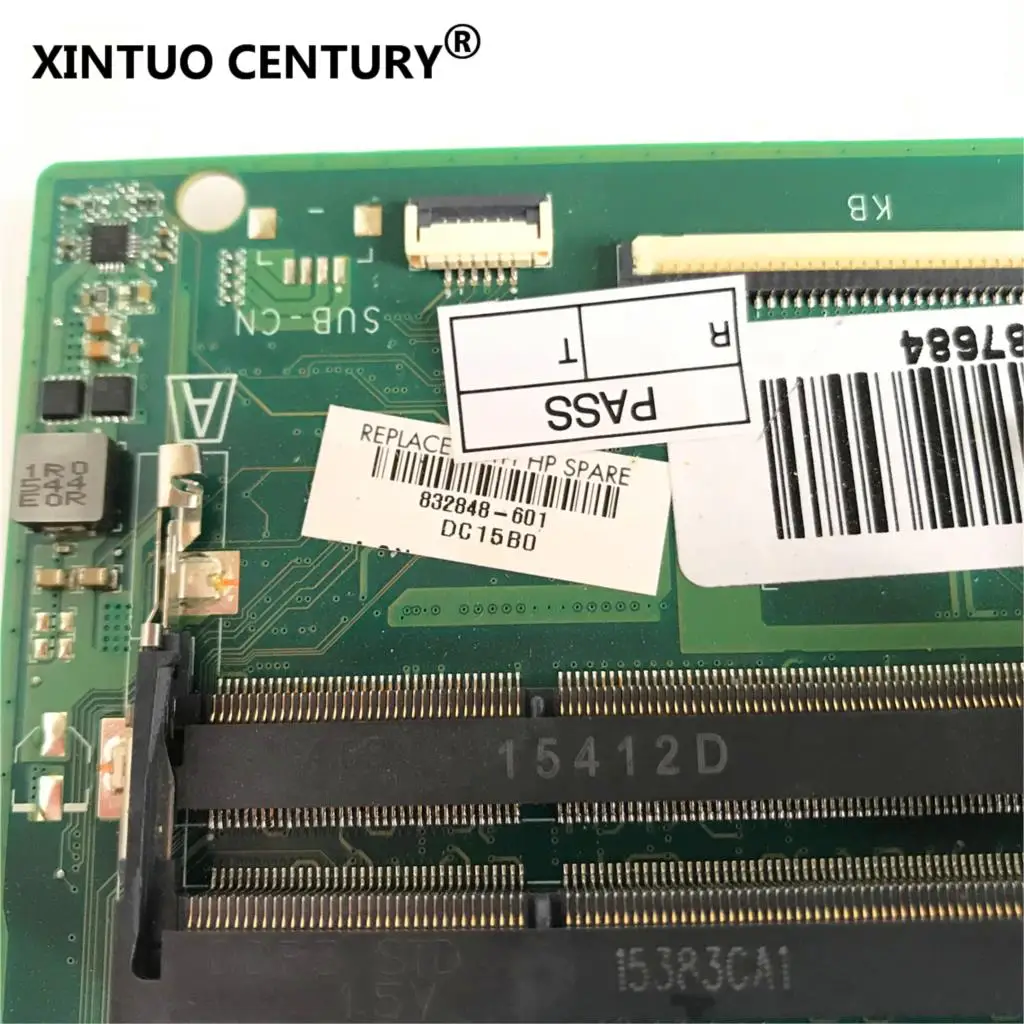 

DAX1PDMB8E0 For HP Laptop Motherboard 15-ak001la 15-AK DAX1PDMB8E0 832847-601 832847-501 950M 4GB i5-6300H 100% working