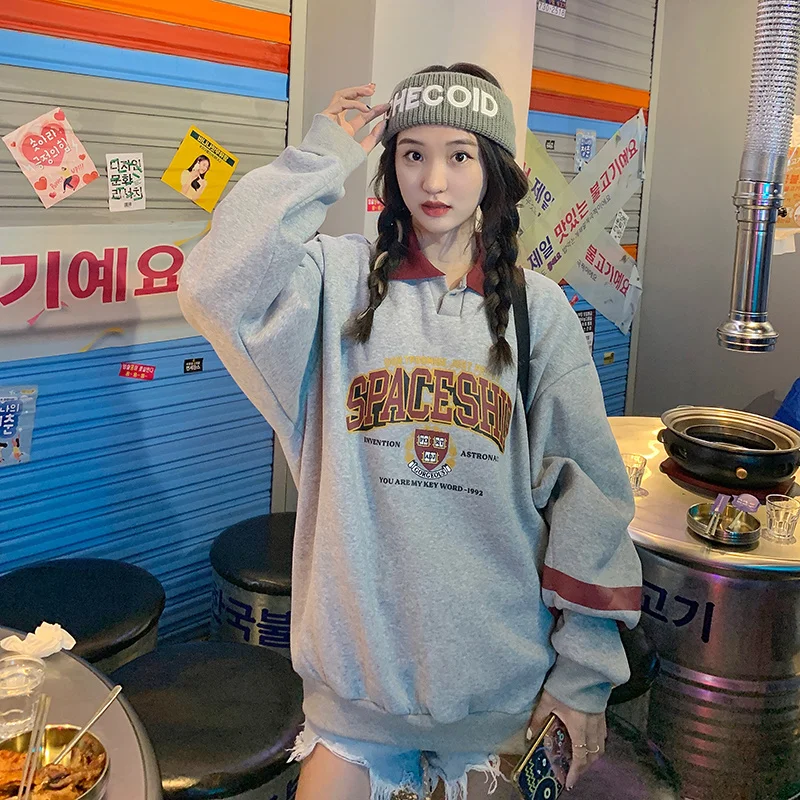 Зеленый свитер с капюшоном для девочек в стиле ретро | Женская одежда