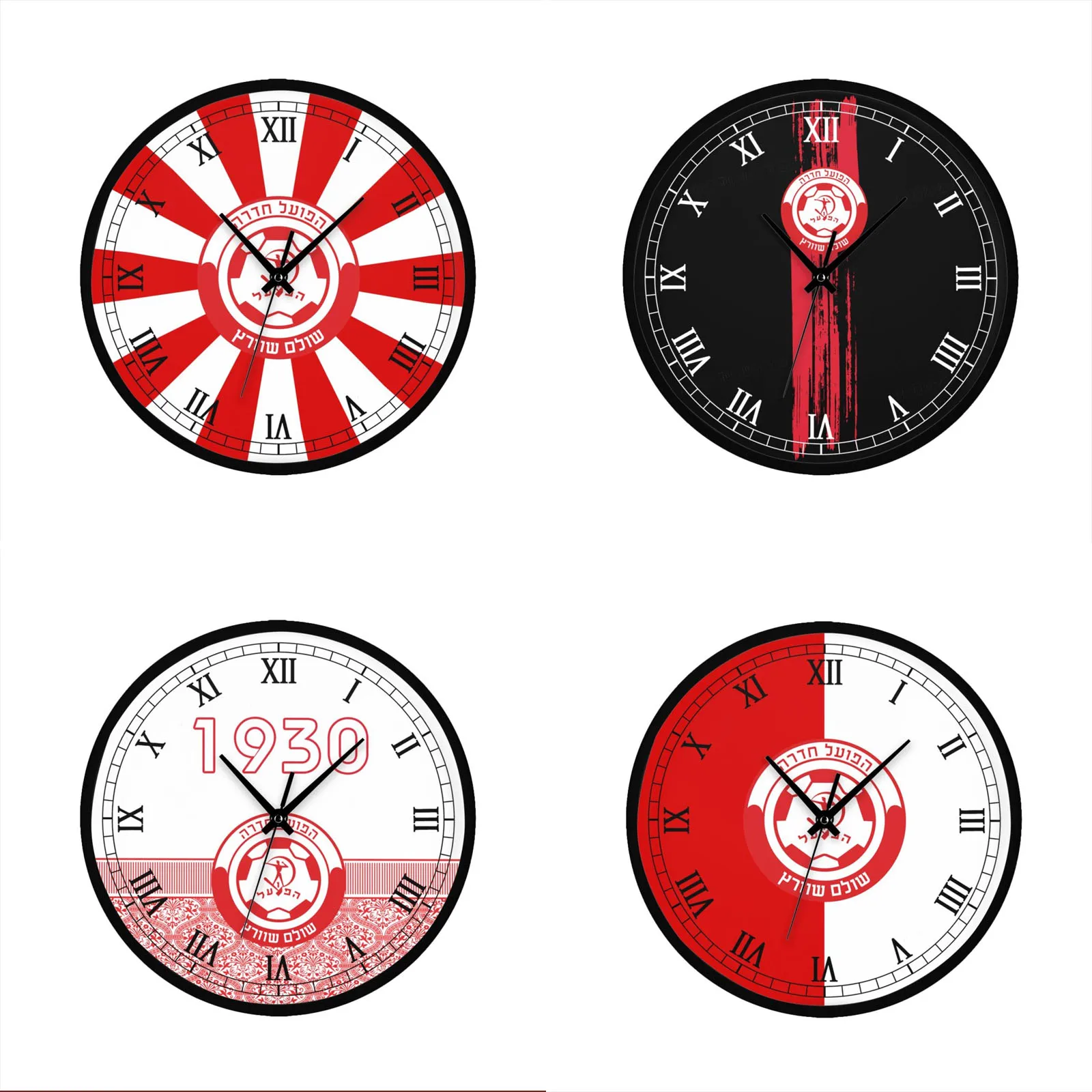 

Круглые декоративные настенные часы из Израиля Хапоэль Хадера, большие декоративные часы для гостиной, спальни, офиса