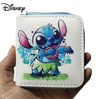 disney new cartoonstudent mini coin purse short zipper pu durable cute clutch bag children wallet lady wallet multifunctional