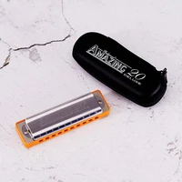 diatonic professional amazing 20 deluxe harmonica 10 holes blues harp mouth organ key of c abs comb musical instrument