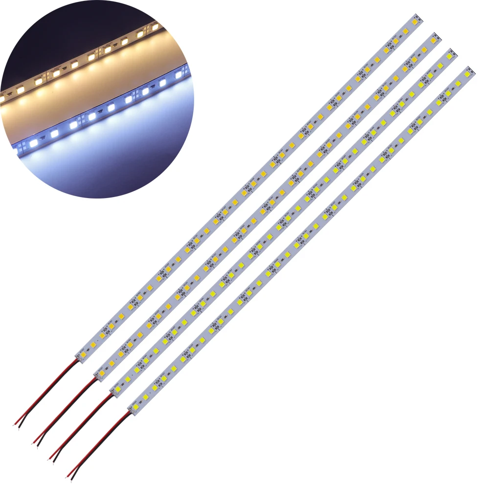 Светодиодная полоса освещения 12 В постоянного тока SMD 5054 алюминиевый