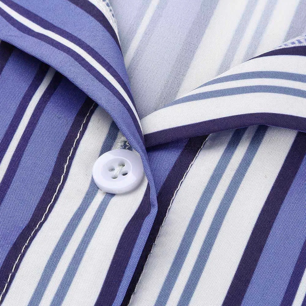 Женские платья в полоску Vadim летние вечерние с коротким рукавом Пляжное Платье