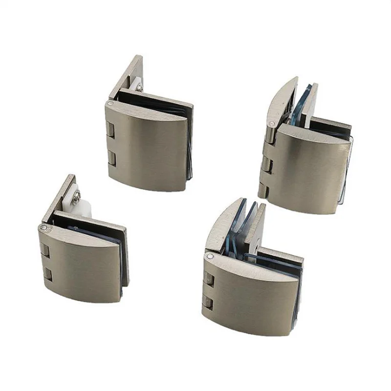 90 Degree Bilateral Clip Cake Cabinet Glass Hinge High Quality Punch-free Wine Furniture Hardware | Обустройство дома