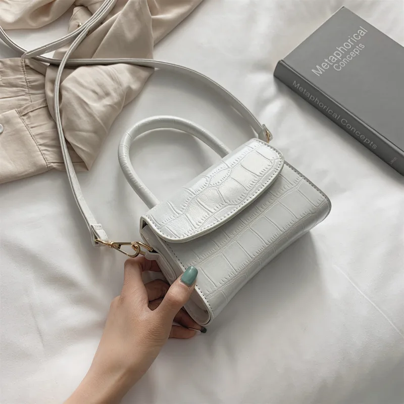 

RanHuang New 2020 Fashion Women's Small Handbags Alligator Handbags Pu Leather Mini Shoulder Bags Girls Designer Messenger Bags