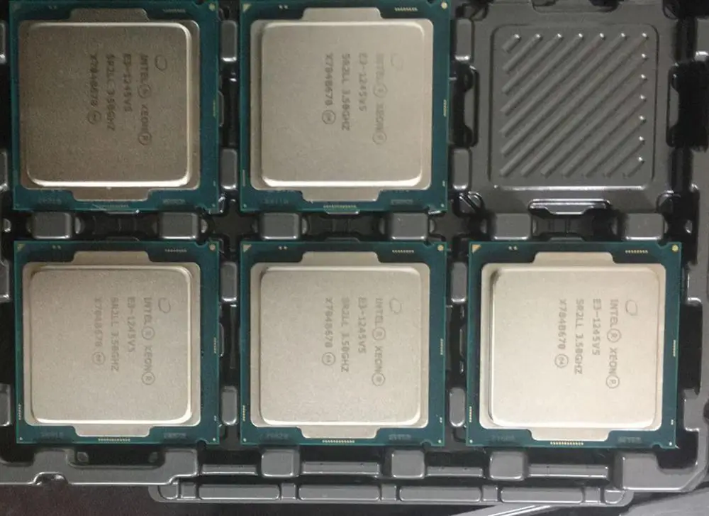 

Intel Xeon E3-1245 V5 CPU 3.5GHz 8M 4 Core 8 Threads LGA1151 Processor