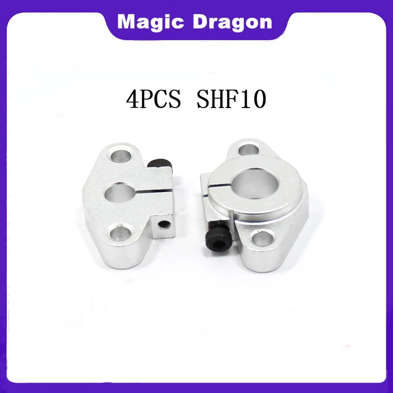 4 шт. SHF10 Горизонтальная линейная Опора вала 10 мм линейная Опора рельсового вала XYZ Таблица CNC серии SHF рельсовый вал таблица менделеева таблица растворимости а6