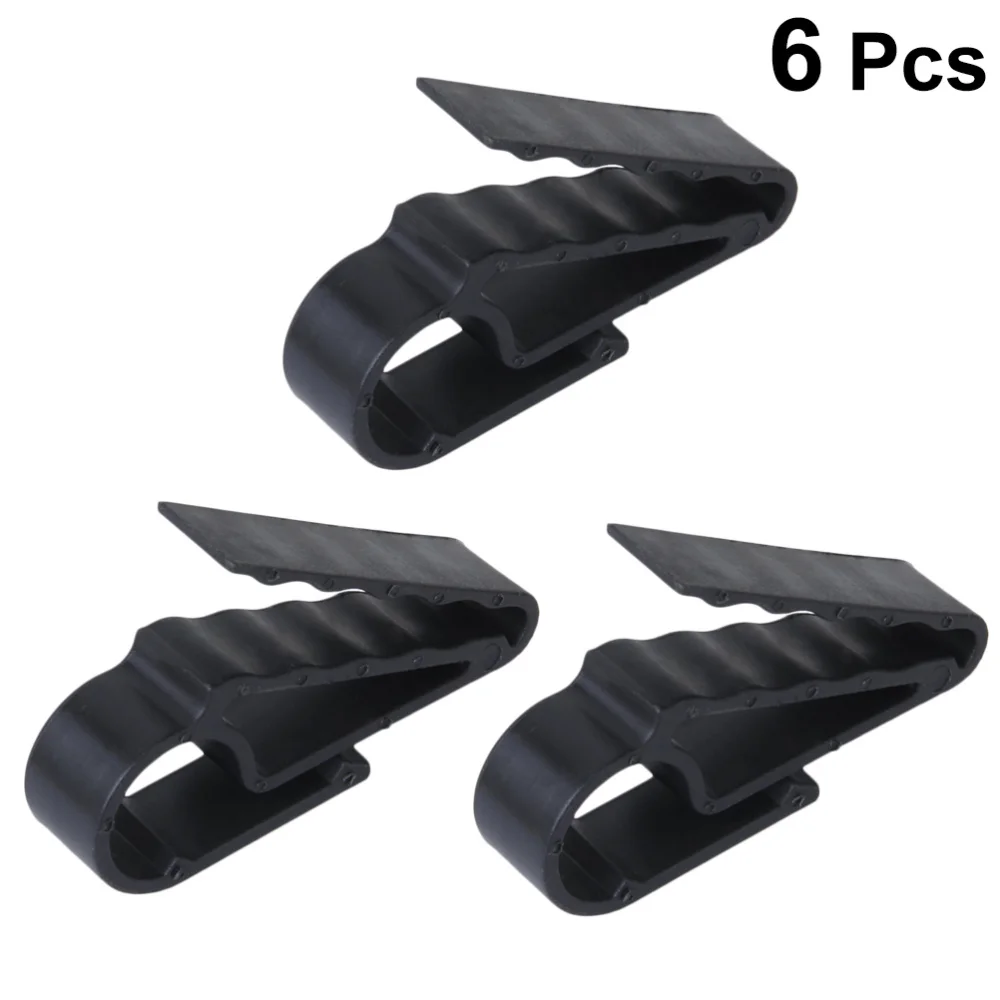 

6pcs Cigar Clips Accessories Cigarette Holder Hands Free Desktop Cigarette Holder for Smokers (Black)