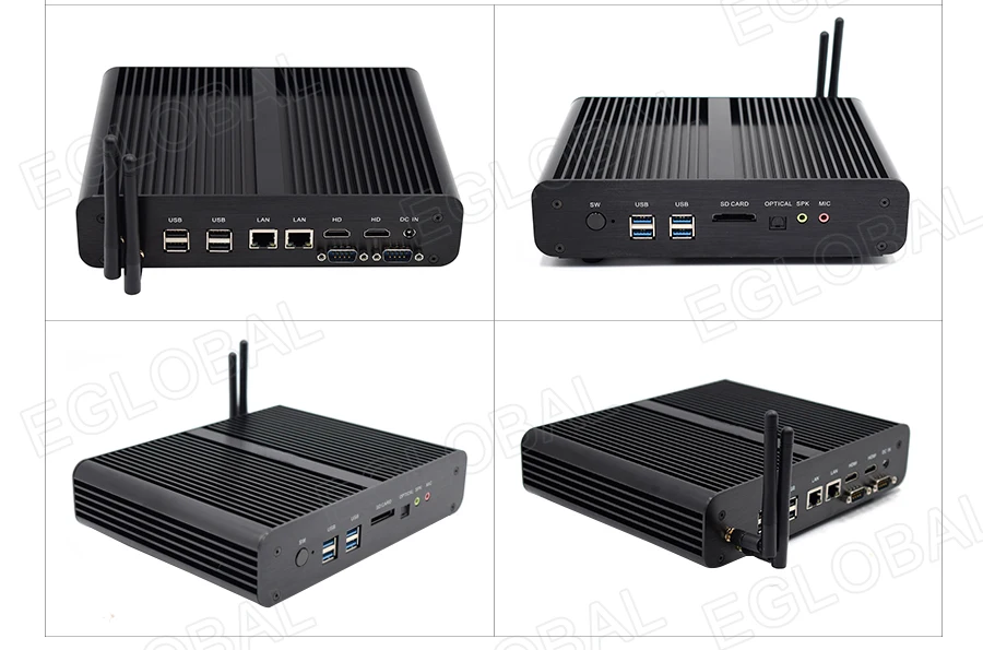 Core I7 4500U 16 Гб ОЗУ 128 ГБ SDD 1 ТБ HDD безвентиляторный Intel Nuc Мини ПК Windows10 поддержка 4K Dual Lan Dual HDMI дисплей 4K 3D игры