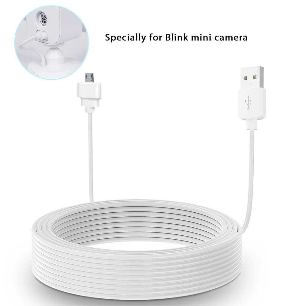 USB-кабель совместимый с Blink Mini 6 м/9 м | Электроника