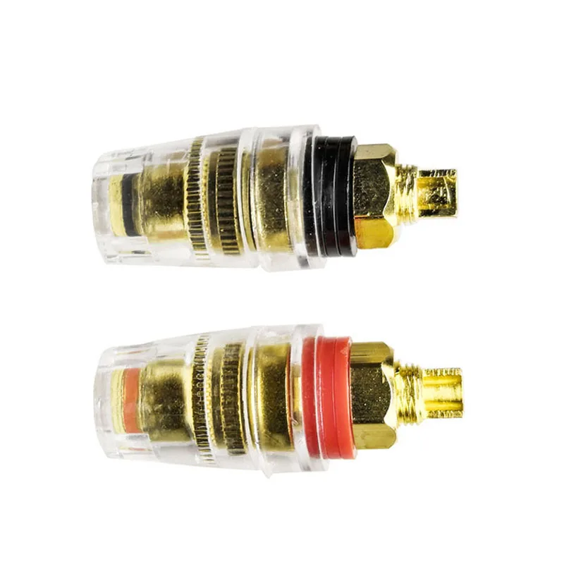 

1 pcs Transparent Plastic M8 Crimp Terminal Horn Plug Connectors Audio Horn Plug Cold Pressure Solderless