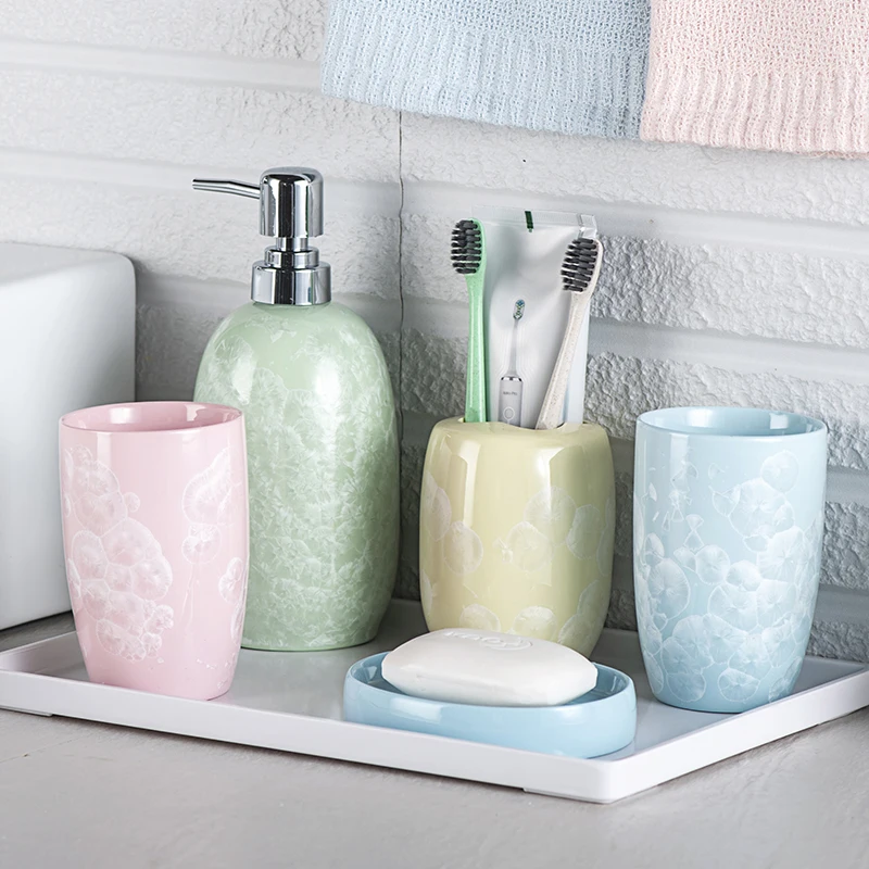 Набор для мытья дома и ванной керамическая чашка полоскания рта аксессуары