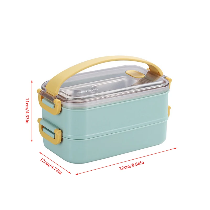 304 изолированный Ланч-бокс из нержавеющей стали Пищевой металлический в