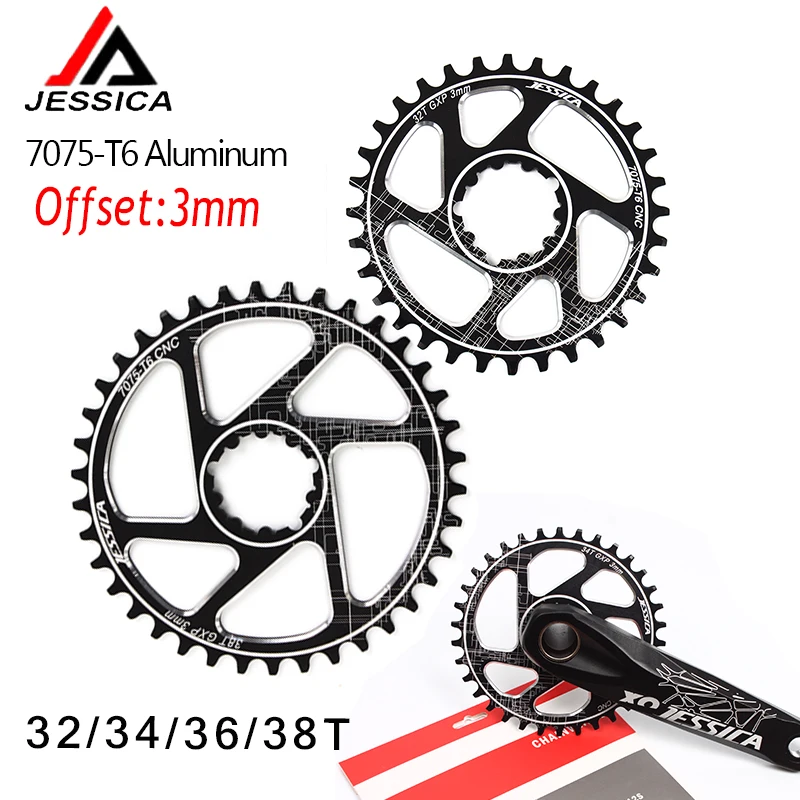 Звездочка GXP 3 смещения прямое Крепление 32T 34T 36T 38T MTB для SRAM Gx Nx Eagle X9 X0 X01 XX1 GX 12
