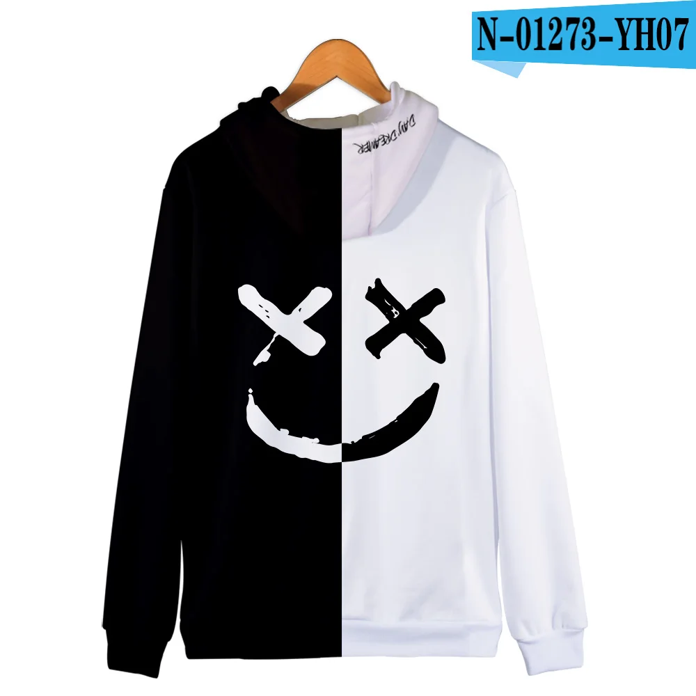 

Fashion Design 2020 Hip hop lil peep Be Happy 3D zipper Hoodie men High Quality Boys Rock Sweatshirt women Jackets