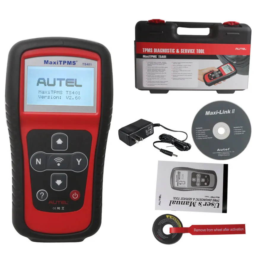 Инструмент для диагностики Autel TPMS TS401 MaxiTPMS датчик диагностический инструмент 315