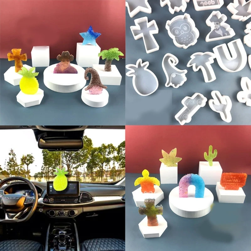 

Новинка 2021, мягкая силиконовая форма для ароматерапии разных форм, форма для творчества «сделай сам»