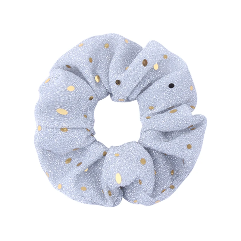 Рисунок 4 - Однотонная резинка для волос с блестками