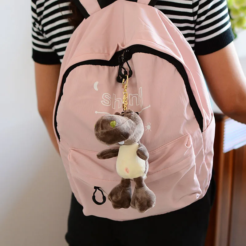 16 см креативная плюшевая сумка для маленькой куклы с изображением динозавра