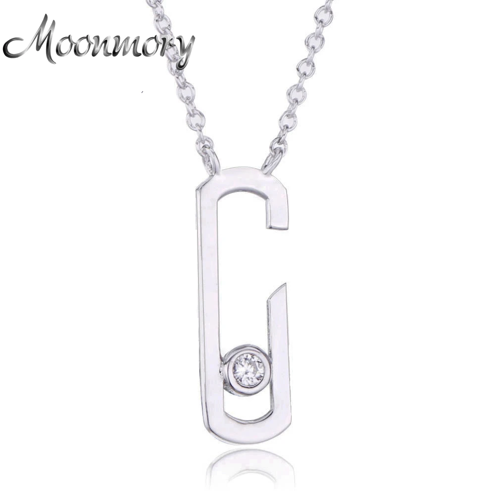 Женское ожерелье из серебра 925 пробы с кулоном в виде двигающейся привычки|necklaces