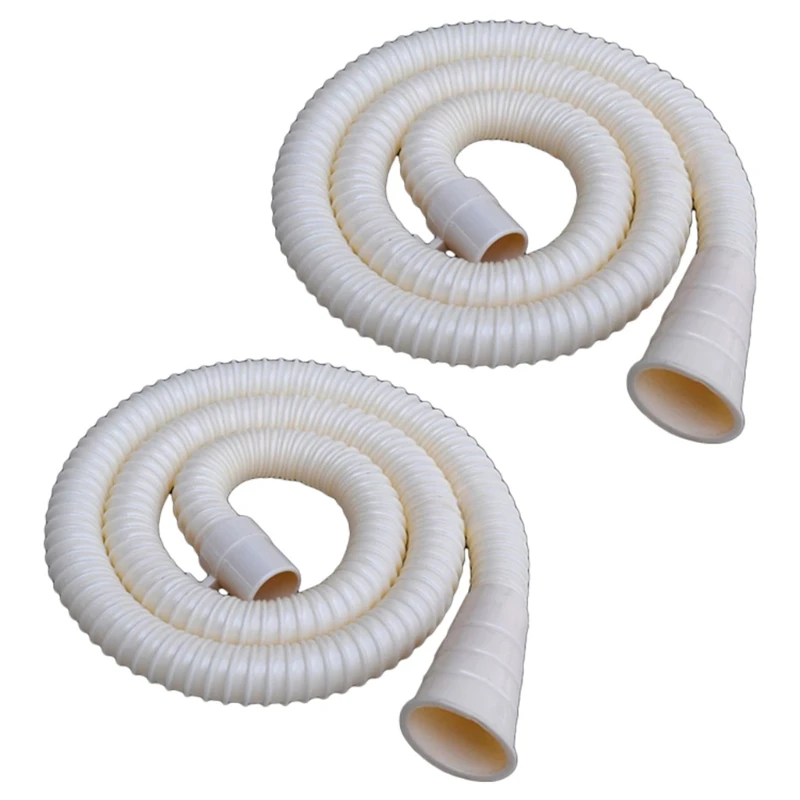 

2pcs/set 1.5/2/3/5 Meters Universal Washing Machine Drain Hose Outlet Pipe Extension Drain Pipe Washer Replacement Parts