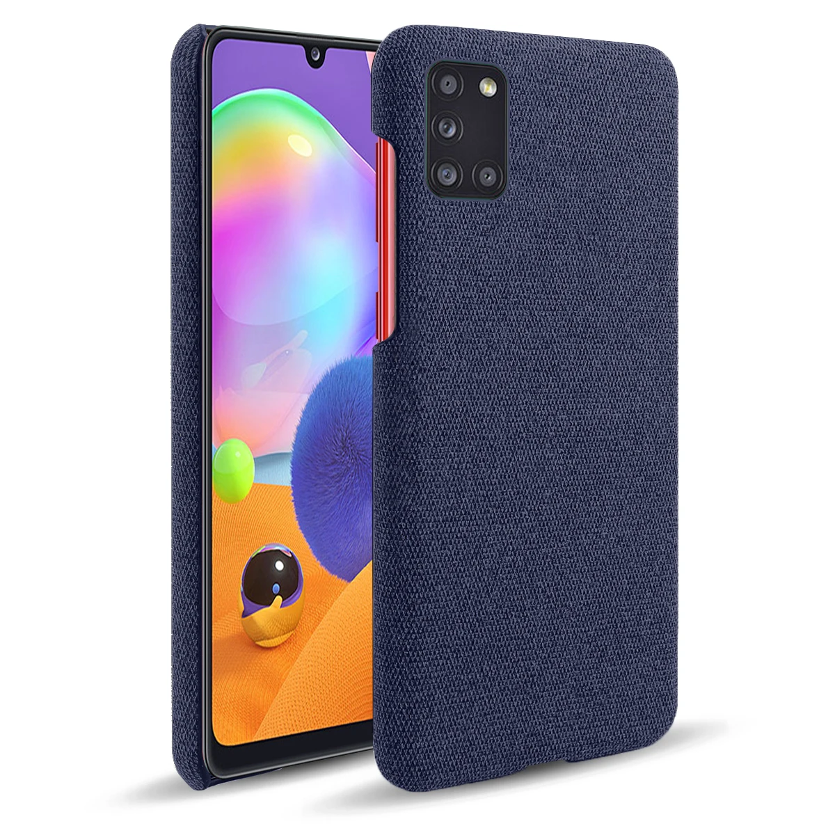 

Super Thin Plain Anti-scratch Fabric Case for Samsung Galaxy M31 M21 A51 A71 A42 5G A21S A31 A21 S20 FE s21 A32 A52 A72 A81 A91