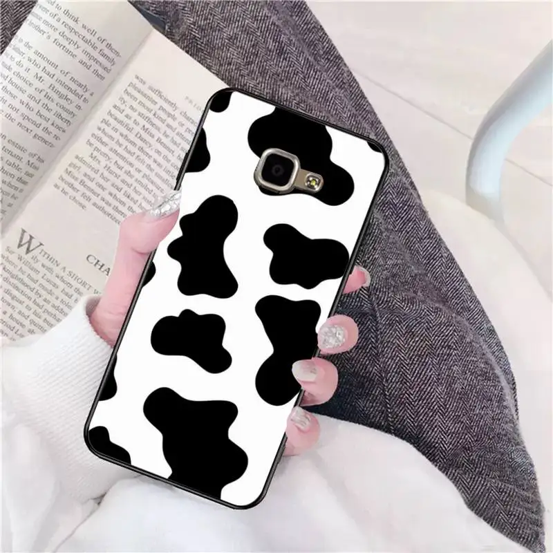 

LJHYDFCNB Cow Pattern Phone Case For Samsung A 9 10 20 30 40 M20 S 30 31 J5 6 7 Plus
