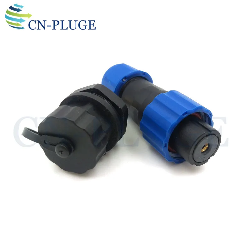 SD13 1pin Водонепроницаемый светодиодный разъем кабеля питания открытый