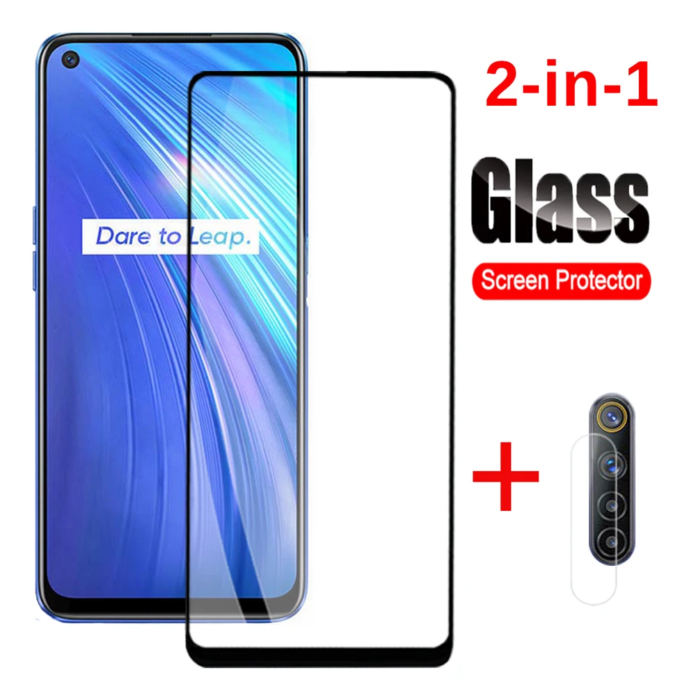 2 в 1 пленка для объектива камеры из закаленного стекла OPPO Realme 6 6i Защитная экрана