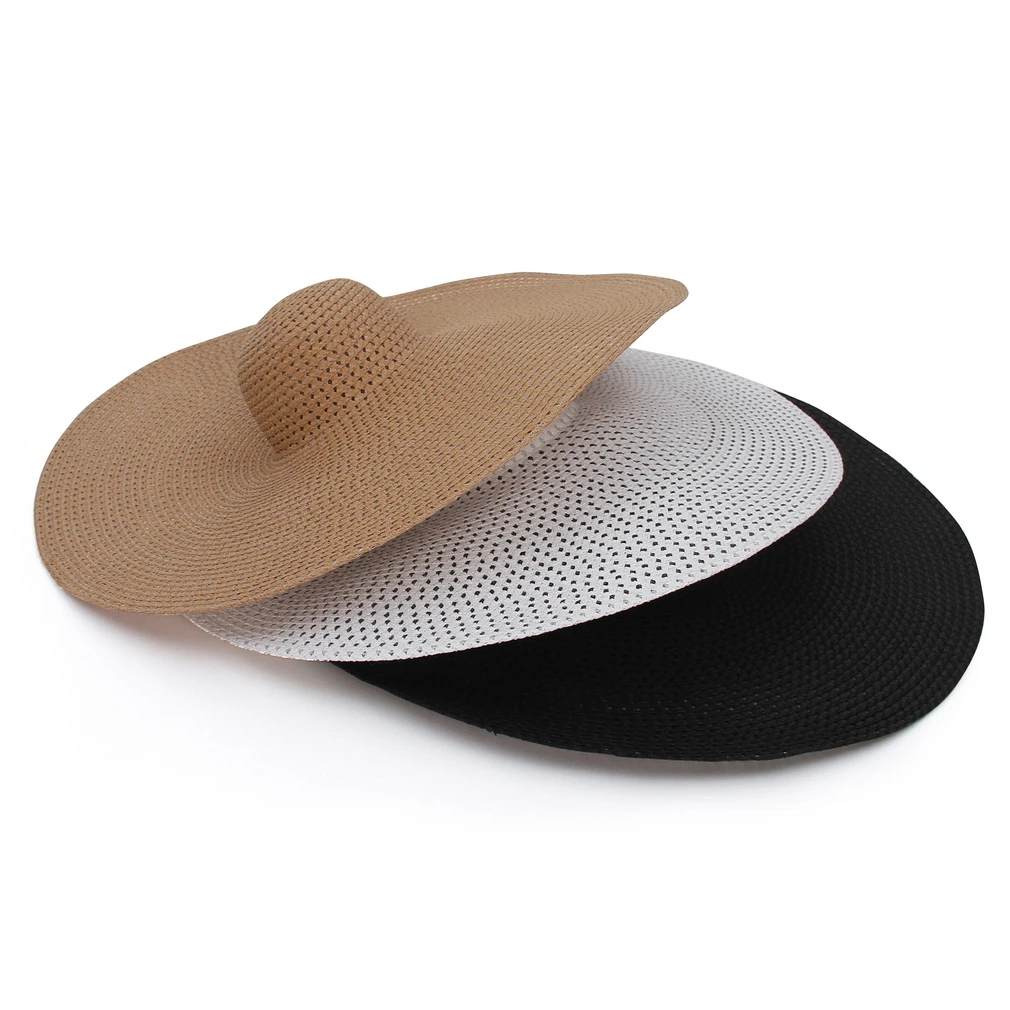 

Womens hats with brim Oversized Straw Hat Summer Women Hat Packable Big Wide Brim Sun Beach Hat Summer hats for women beach