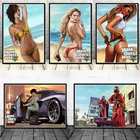 Видеоигра GTA 5 Grand Theft Auto HD печатная Картина на холсте художественный плакат украшение для дома для гостиной спальни настенное украшение