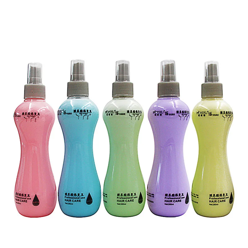

1pc Mokeru Professional Natural Dry Hair Care Treatment Damaged Hair Spray Hyaluronic Acid Dry Hair Growth Serum for women