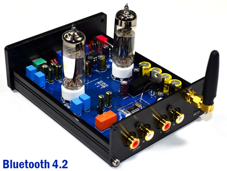 Bluetooth 4 2 5 0 Hifi 6J5 ламповый предусилитель усилитель NE5532 тональная плата Регулировка