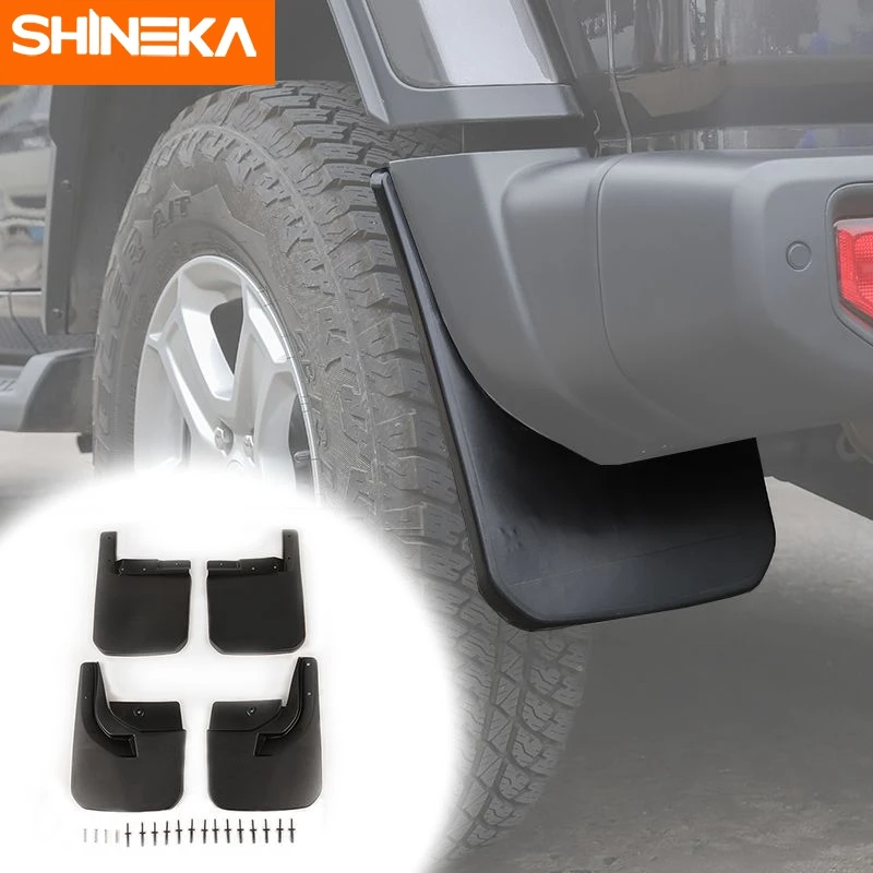 SHINEKA крыло брызговиков Flares для Jeep Wrangler JL Автомобильные Брызговики ABS аксессуары