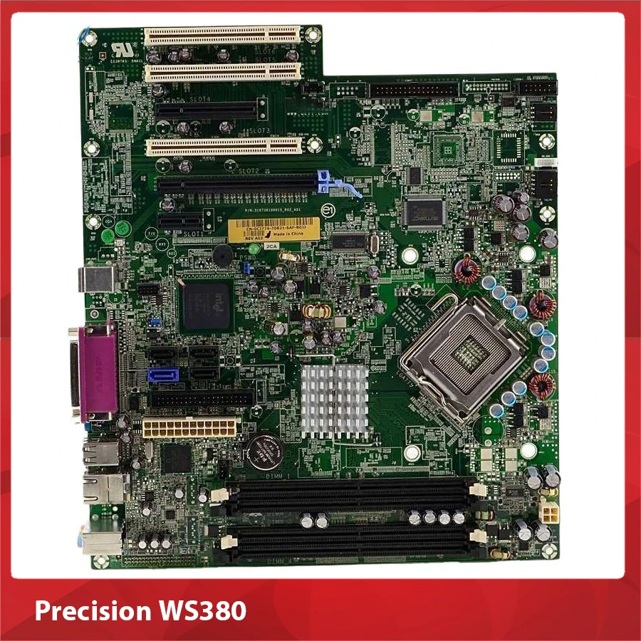 

Original Workstati Motherboard For DELL Precision WS380 G9322 CJ774 0G9322 0CJ774 Socket 775 DDR2 BTX Fully Tested High Quality