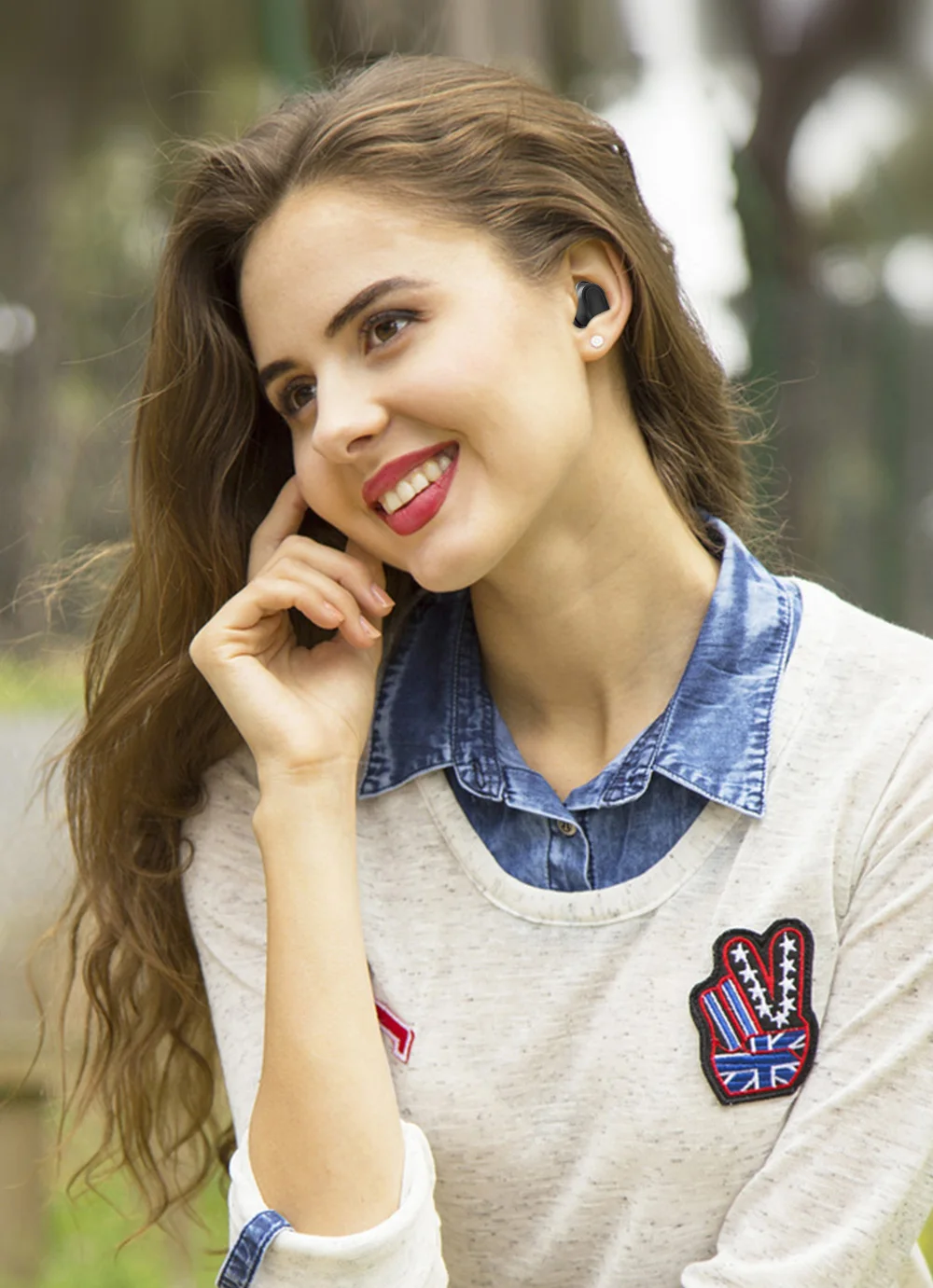 Bluetooth 5 0 беспроводные наушники с длительным временем ожидания TWS игровая