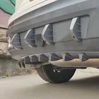 4 шт. Универсальный Автомобильный задний бампер, литая Акула спойлер для Toyota Camry Corolla RAV4 Yaris HighlanderLand CruiserPRADO Vios Vitz