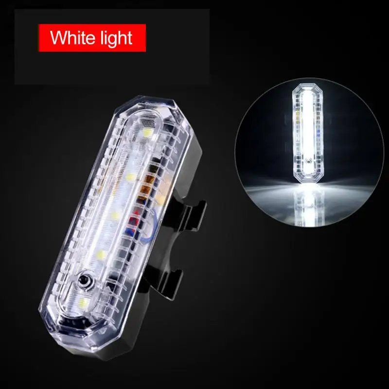 Sepeda Sepeda USB Rechargeable LED Gunung MTB Sepeda Lampu Belakang Belakang Lampu Belakang Lampu Peringatan Lampu Sepeda Aksesoris