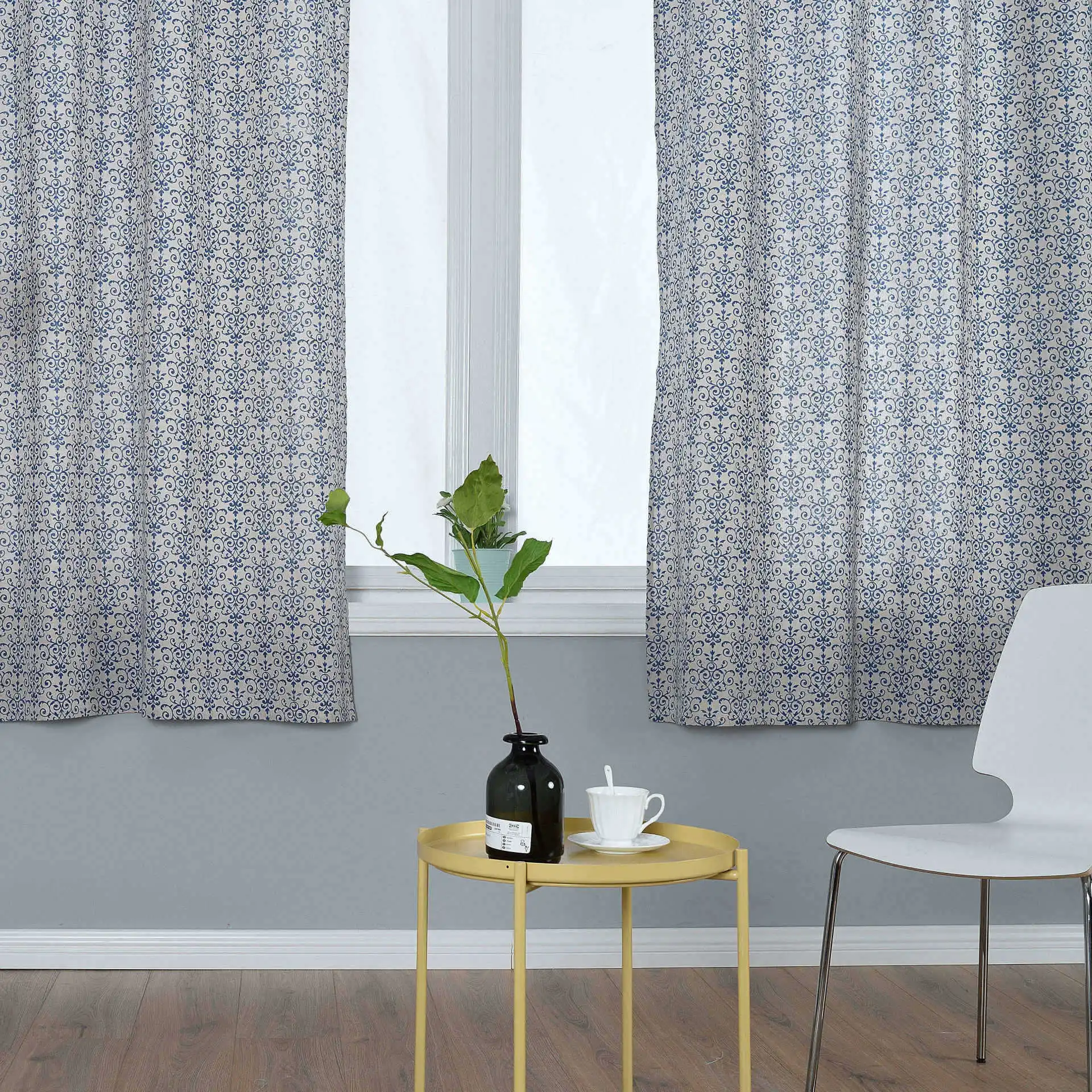 

Yaapeet 1pc Retro Cotton Linen Window Curtains for Living Room Blackout Curtains Pretty Pastoral Window Decoration Home Decor