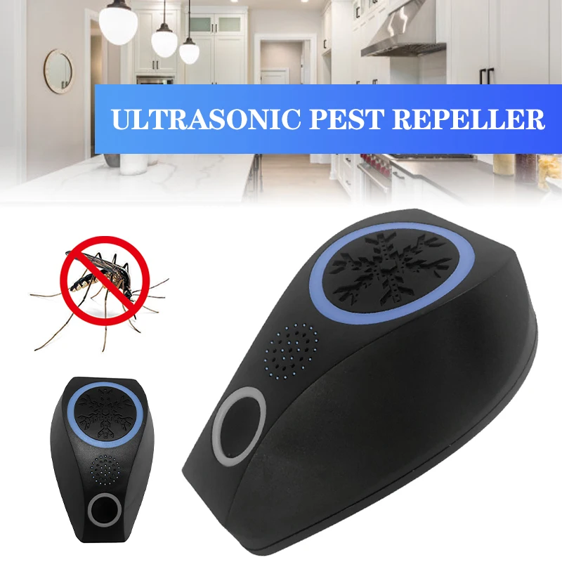 

1Pc Hot Ultrasonic Pest Repeller Mosquito Killer Electronic Repellent Anti Rodent Mice Cockroach Rat Spider Insect US/UK/EU Plug