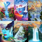 XUEQIXIAOZU полное круглое абстрактное искусство Алмазная вышивка 5D сделай сам алмазная живопись Алмазная мозаика картина украшение для дома подарки Новинка