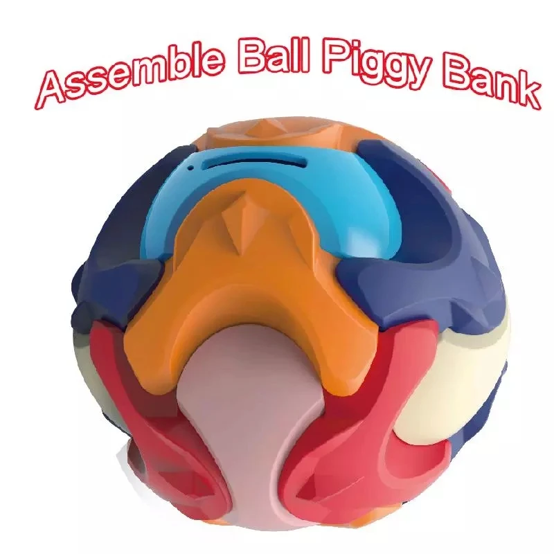 

DIY Building Blocks Toys Assembled Piggy Bank Children'S Educational Early Education New Toys Detachable Gifts
